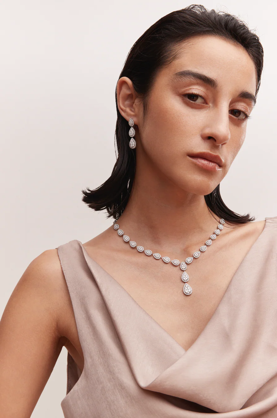 Pear Earring Rose Gold - Image 4