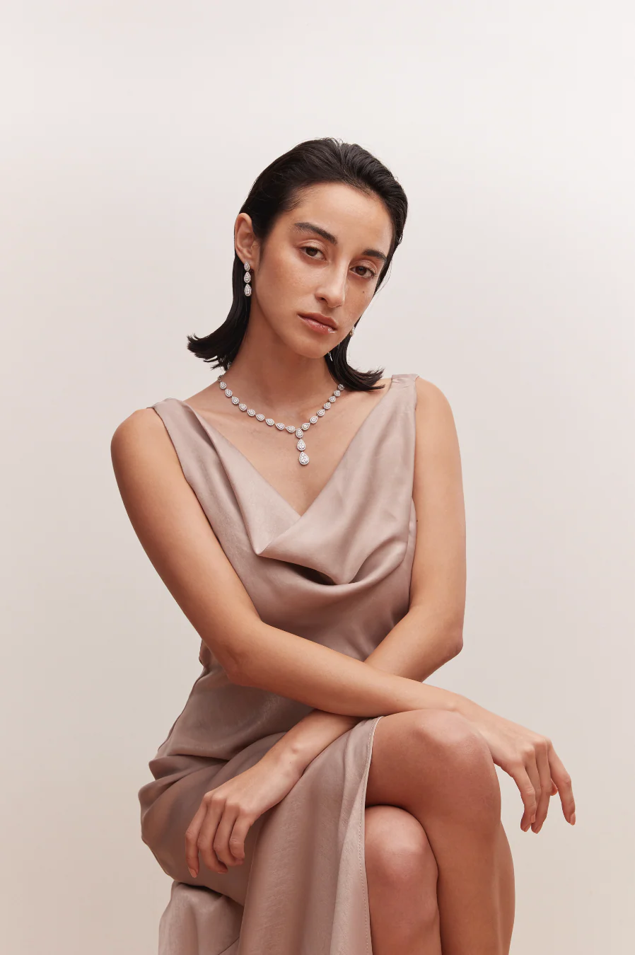Pear Necklace Yellow Gold - Image 4